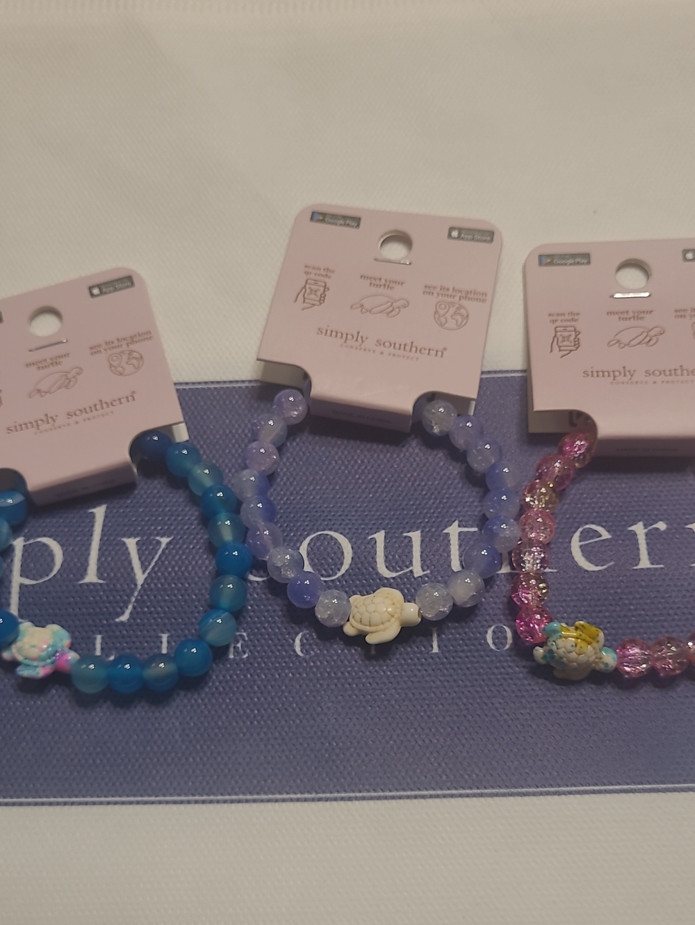 Simply Southern Turtle Tracking Bracelet You Will Receive Qty 3 Turtles